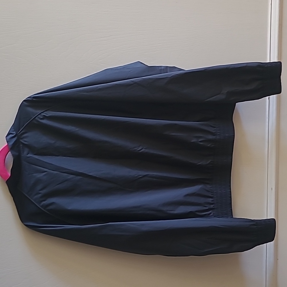 Ivy Park Technical Bomber Zip Jacket Black M Windbreaker Athletic Performance - Picture 6 of 9